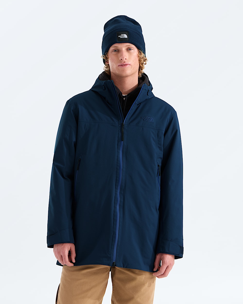Mens TNF Range Lightweight Hooded Parka TNF Main