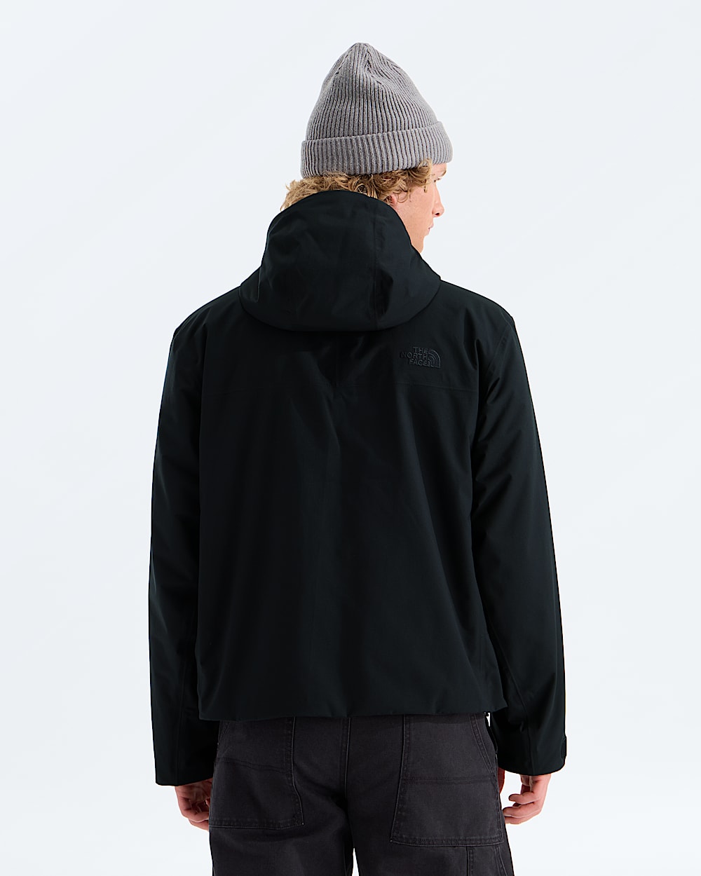 Mens TNF Range LT Hooded Jacket TNF BACK