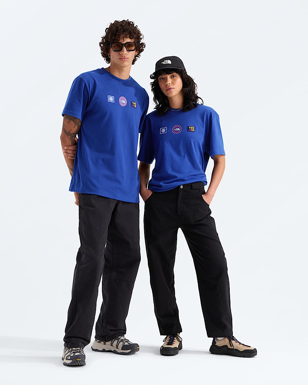 Tshirt Explorer Badges dcontract unisexe imprim TNF HERO