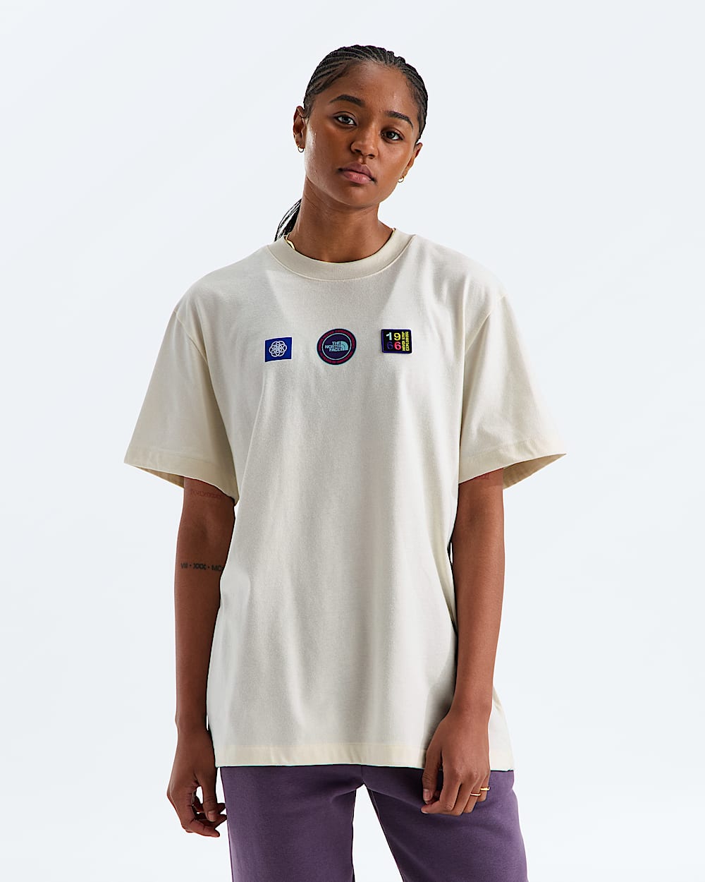 Unisex Explorer Badges Relaxed ShortSleeve TeeGraphic TNF HERO3
