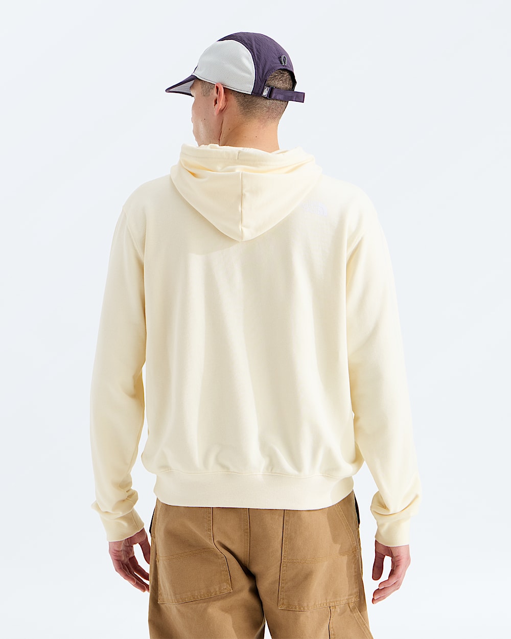 Chandail  capuchon dcontract Explorer Badges unisexe imprim TNF BACK