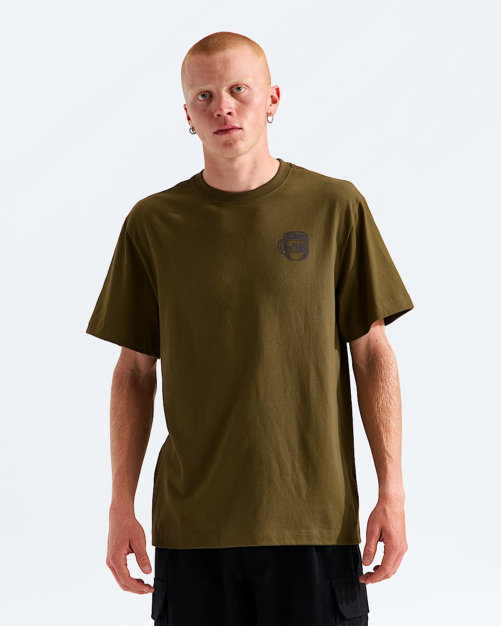 Unisex Basecamp Barista Relaxed ShortSleeve TeeGraphic TNF BACK