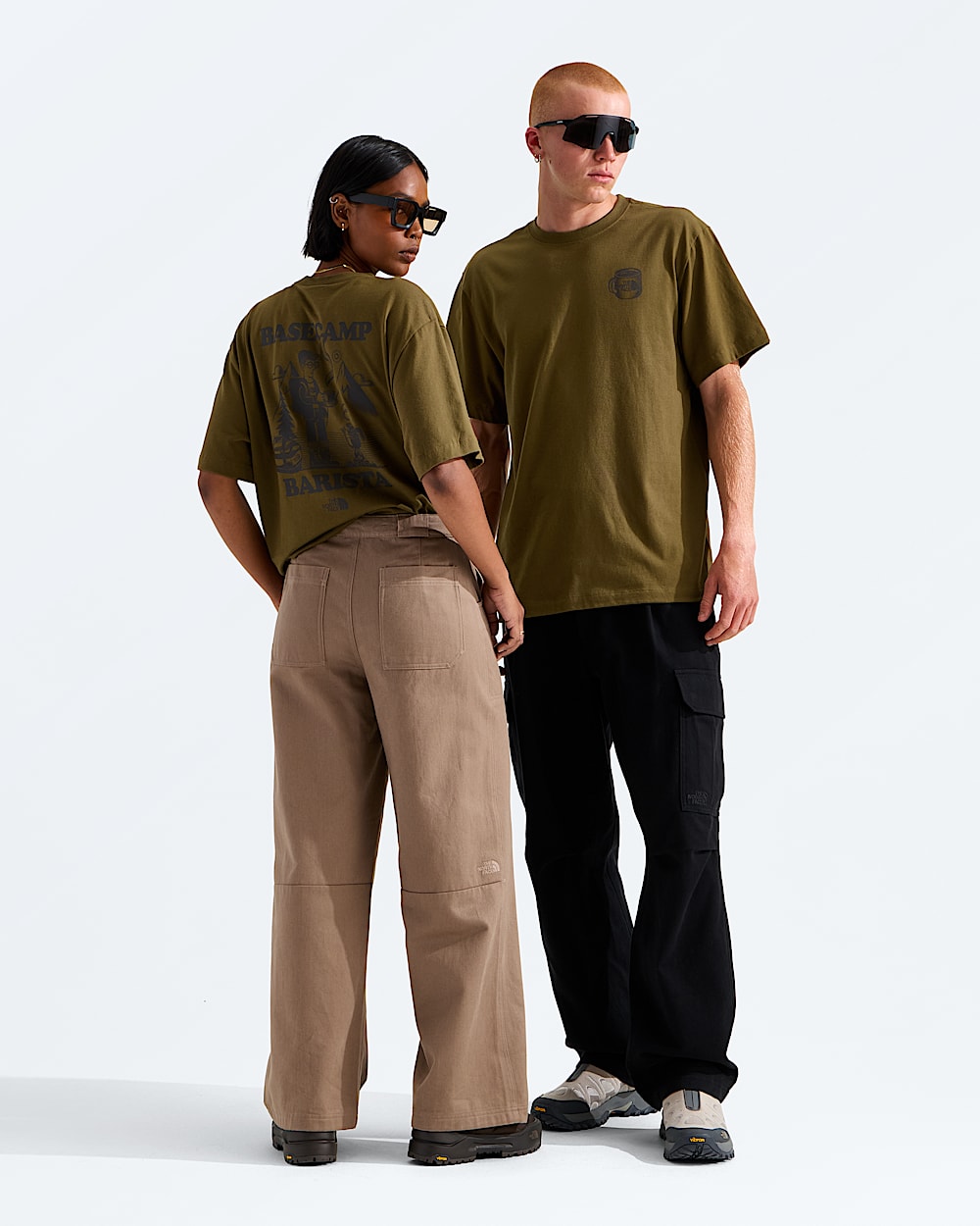 Unisex Basecamp Barista Relaxed ShortSleeve TeeGraphic TNF HERO