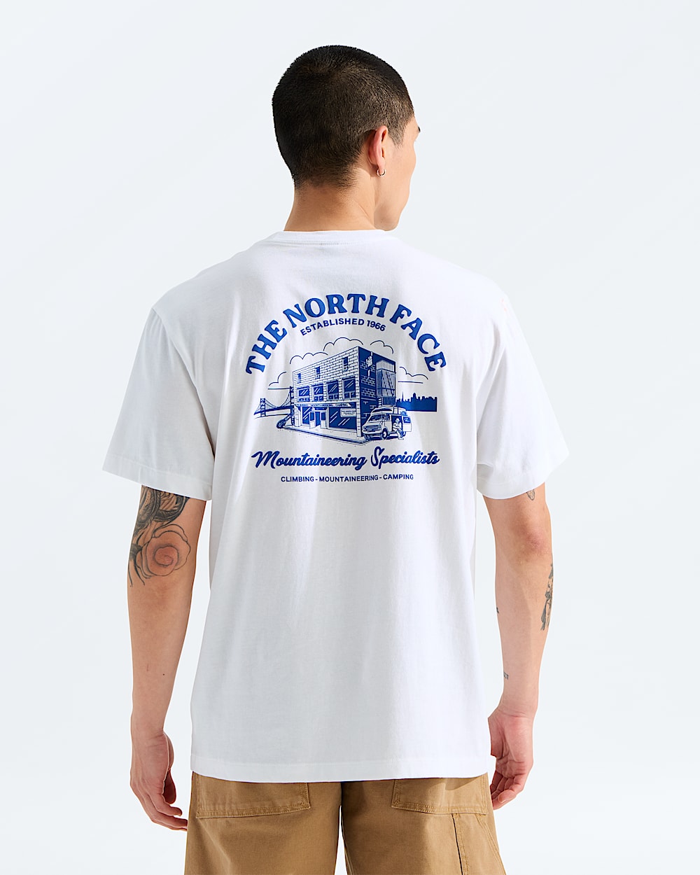 Unisex OG Store Relaxed ShortSleeve TeeGraphic TNF HERO2