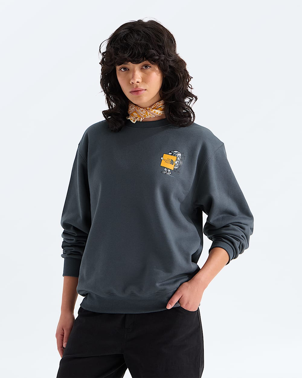 Unisex Gear Up Get Out Relaxed CrewGraphic TNF HERO3