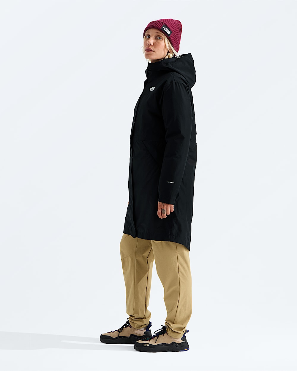 Womens Clear Lake Triclimate Jacket TNF MODEL34
