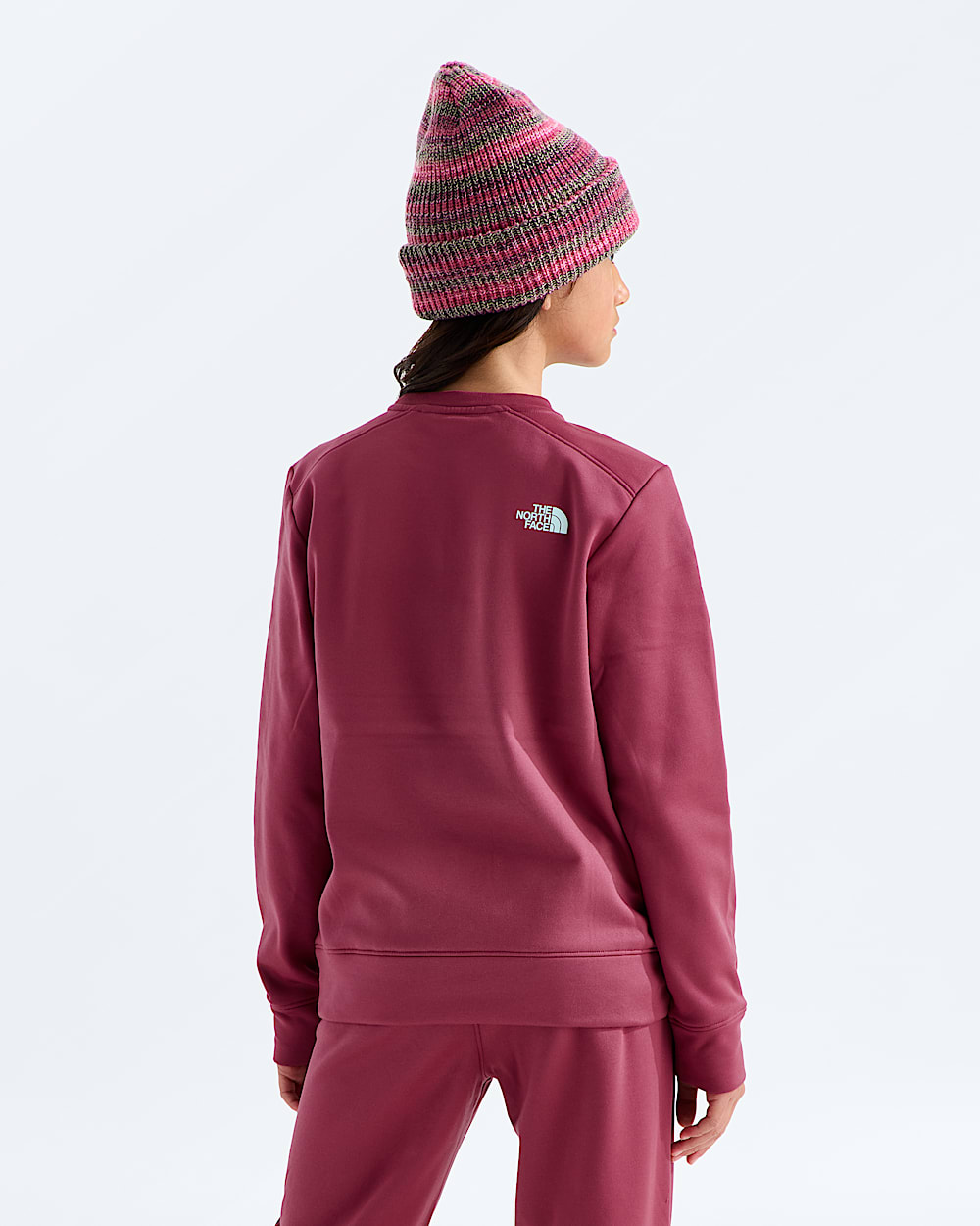 Boys  Girls TNF Performance Fleece Crew TNF BACK