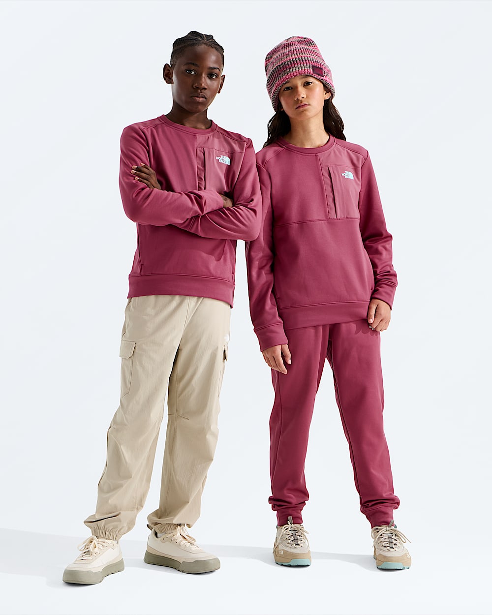 Boys  Girls TNF Performance Fleece Crew TNF Main