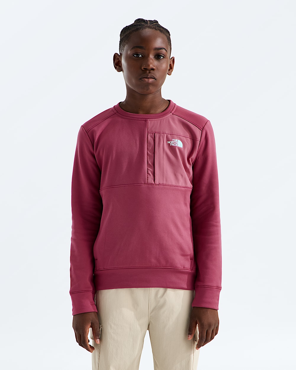 Boys  Girls TNF Performance Fleece Crew TNF HERO3