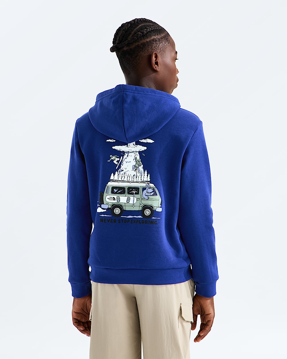 Teen Boys Outdoor Regular HoodieGraphic TNF Main