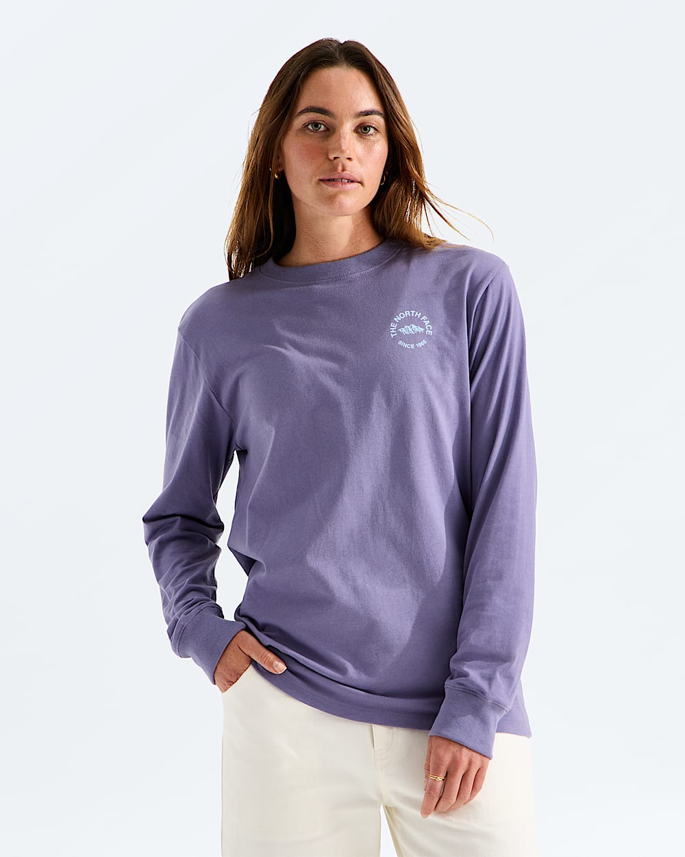Womens Evolution TNF NSE Relaxed LongSleeve Tee TNF Main