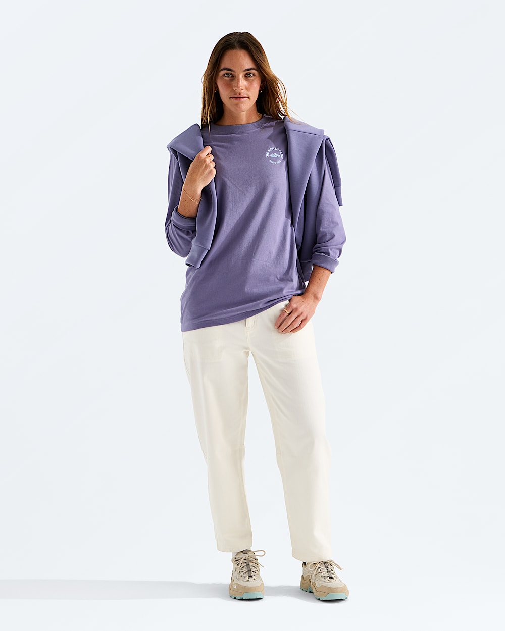 Womens Evolution TNF NSE Relaxed LongSleeve Tee TNF HERO2