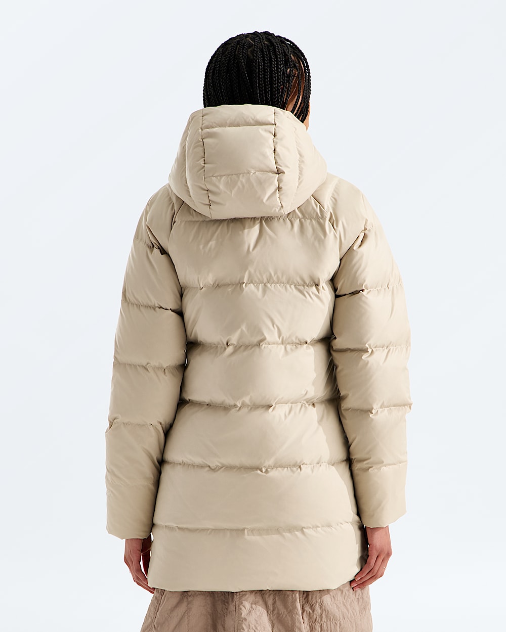 Womens Hydrenalite City Down Hooded Parka TNF BACK