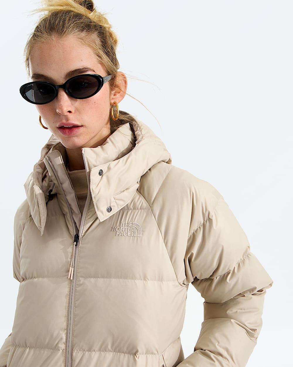 Womens Hydrenalite City Long Down Hooded Parka TNF HERO2