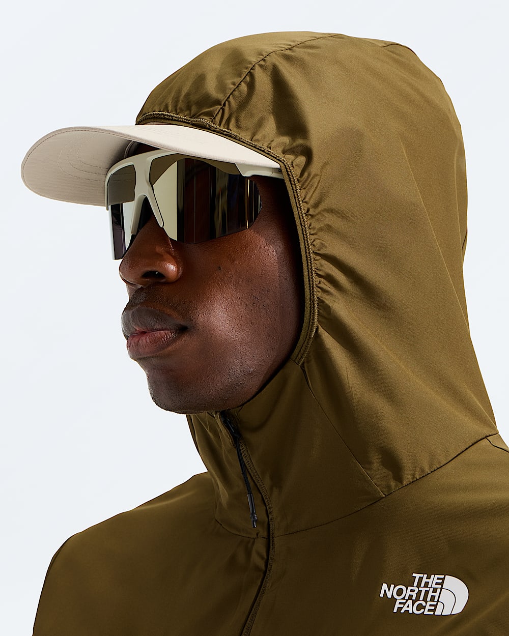 Mens Fontanales Wind Jacket TNF MODELHOOD2
