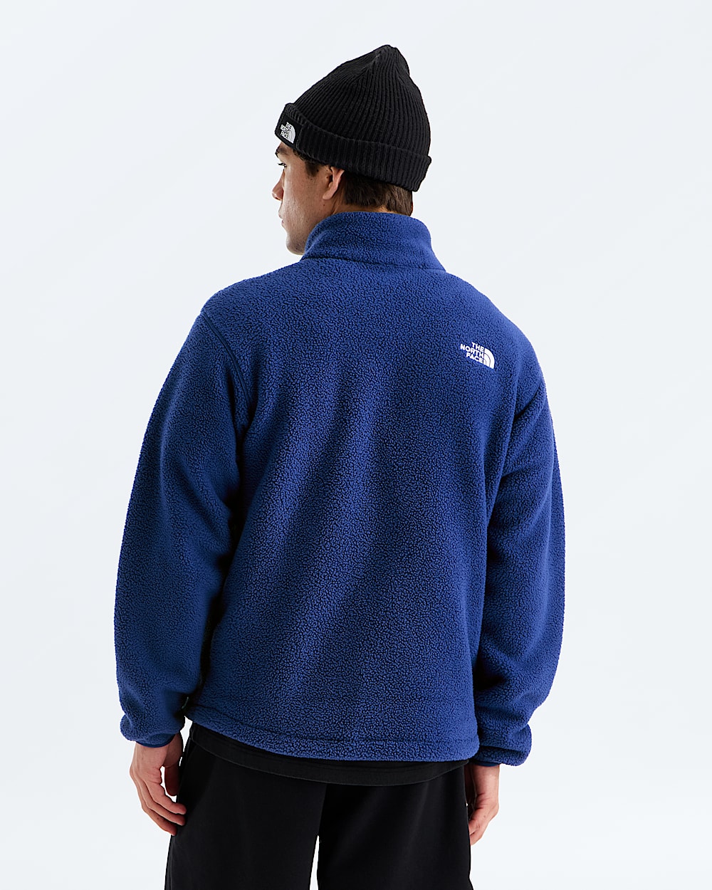 Mens TNF Fleeski Zip Pullover TNF BACK