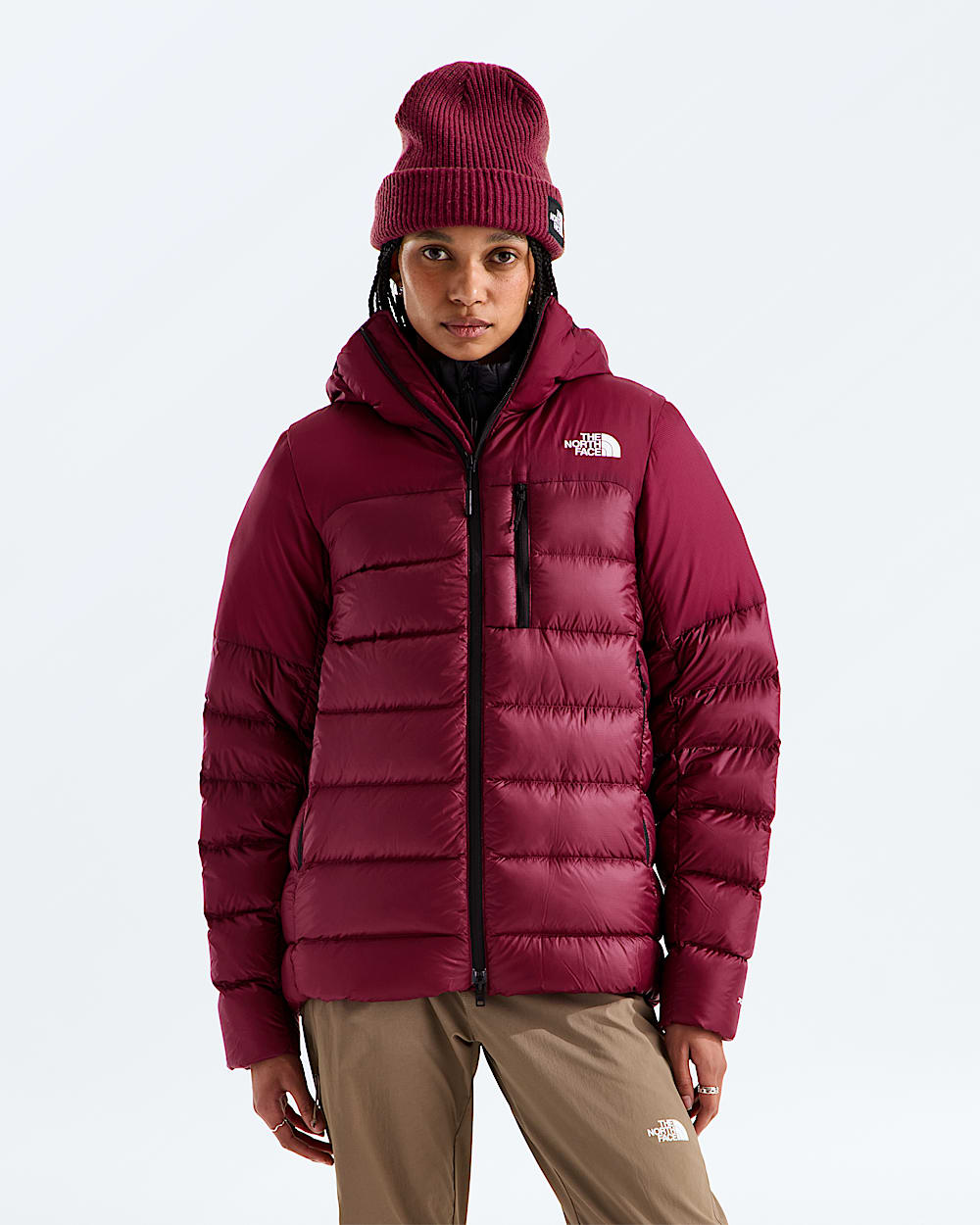 Womens Kalix Down Hoodie TNF HERO