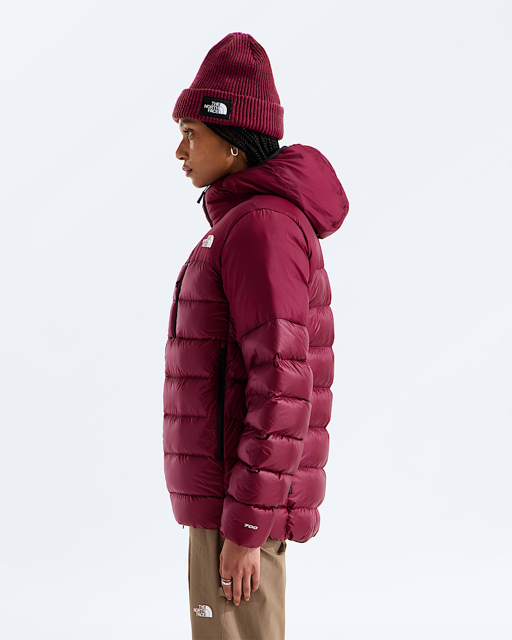 Womens Kalix Down Hoodie TNF MODEL34