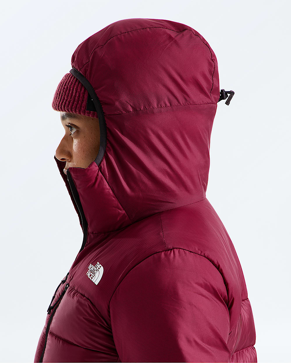 Womens Kalix Down Hoodie TNF MODELHOOD2