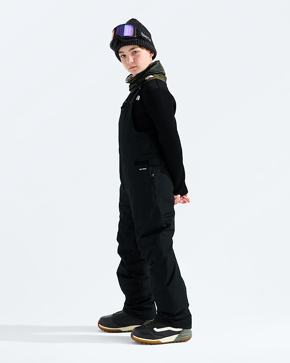 Boys  Girls Freedom Insulated Bibs TNF MODEL34