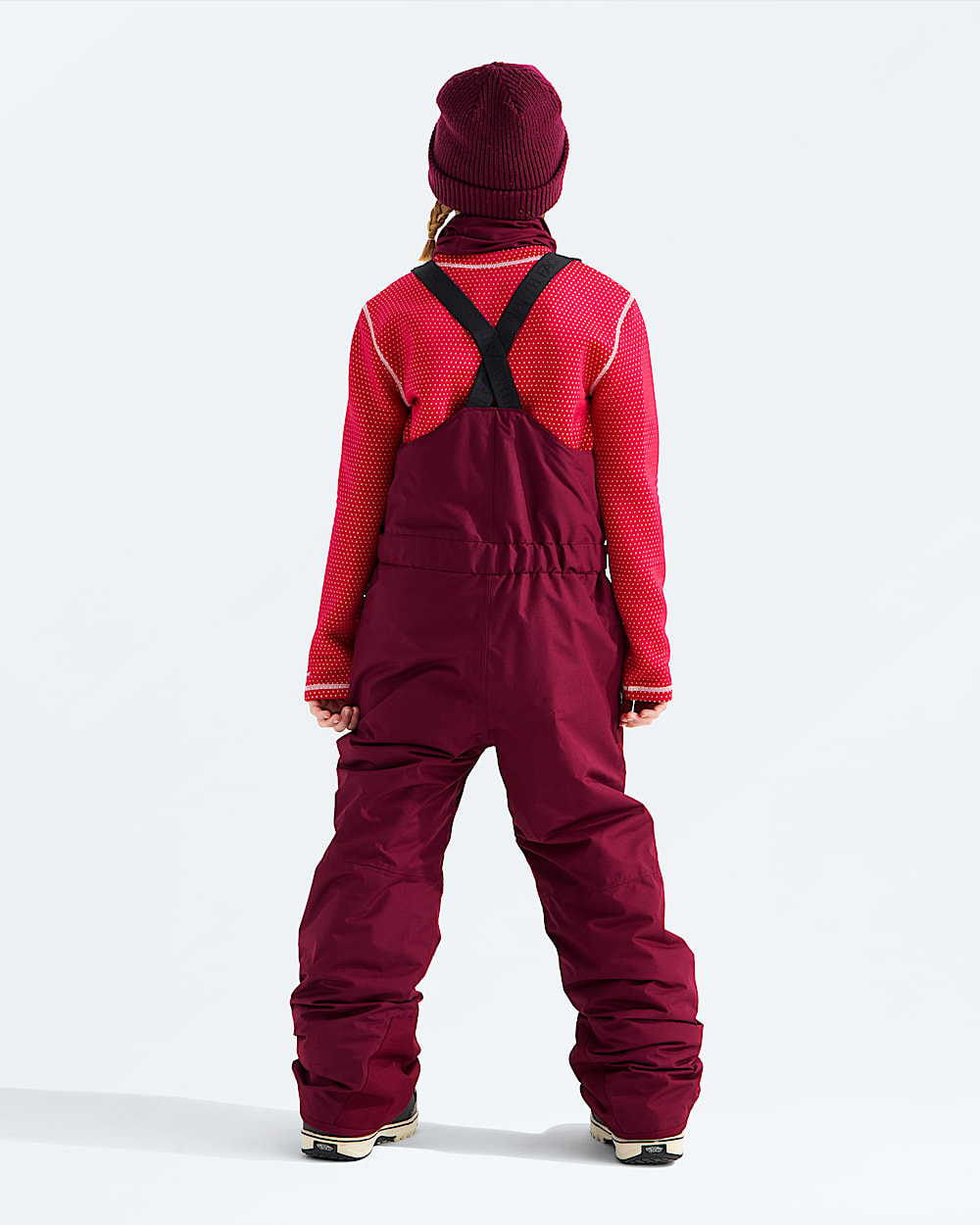 Boys  Girls Freedom Insulated Bibs TNF BACK