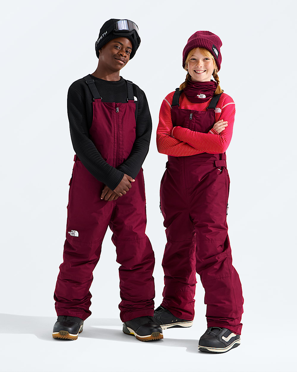 Boys  Girls Freedom Insulated Bibs TNF HERO