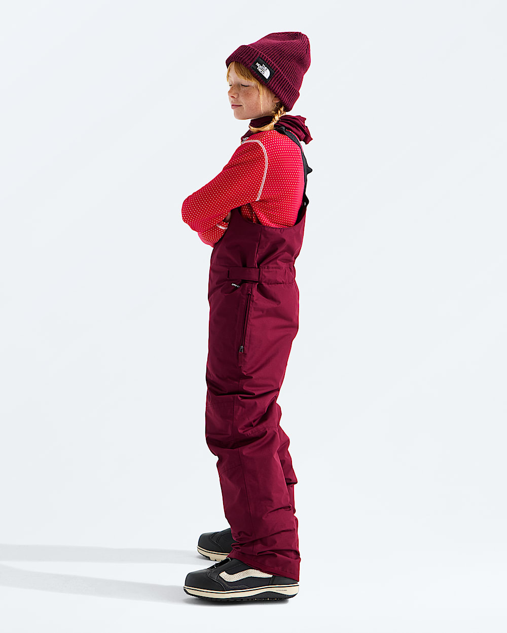 Boys  Girls Freedom Insulated Bibs TNF MODEL34
