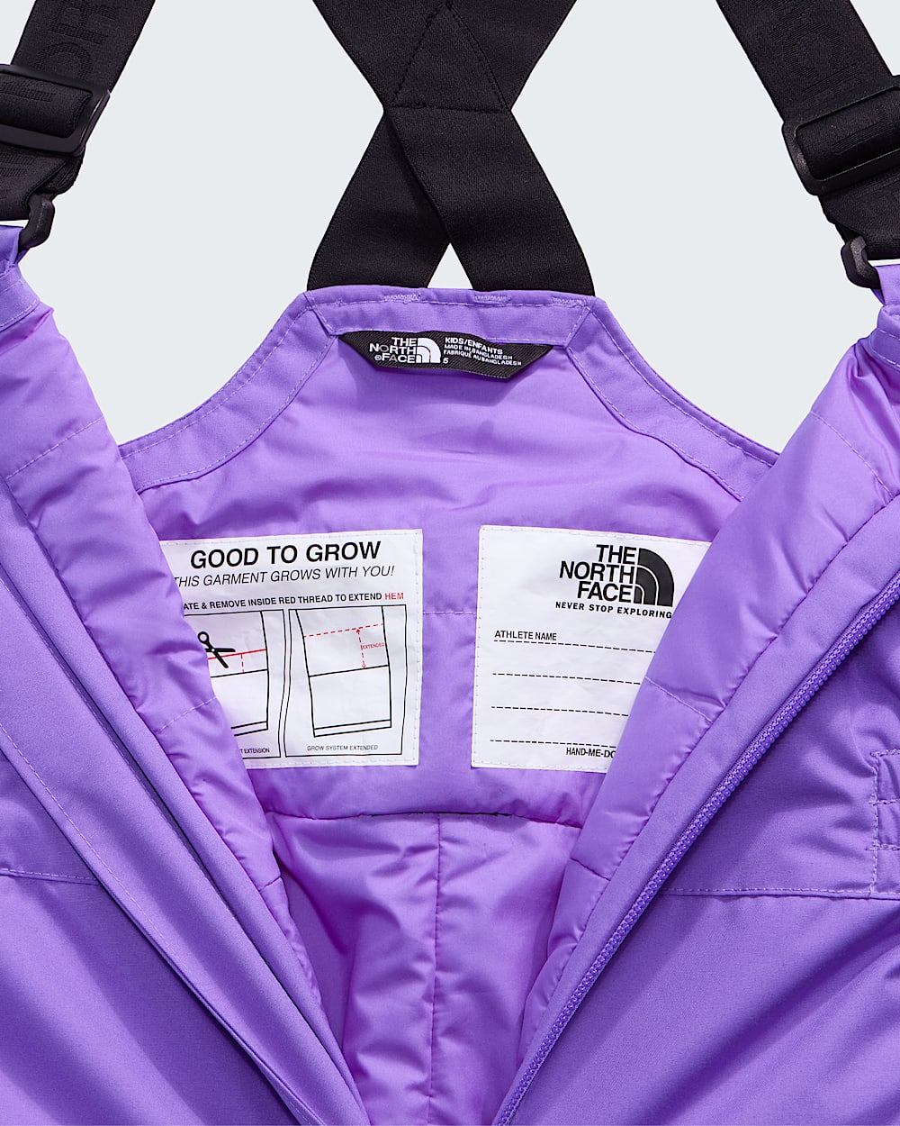 Kids Freedom Insulated Bibs TNF ALT2