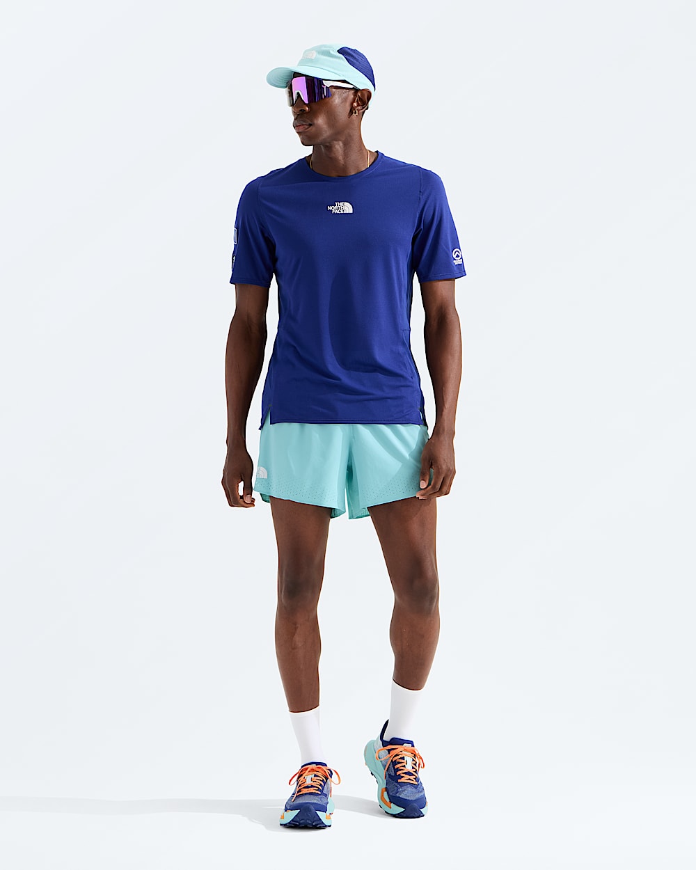Mens Summit Series Pacesetter 5 ShortsGraphic TNF HERO2