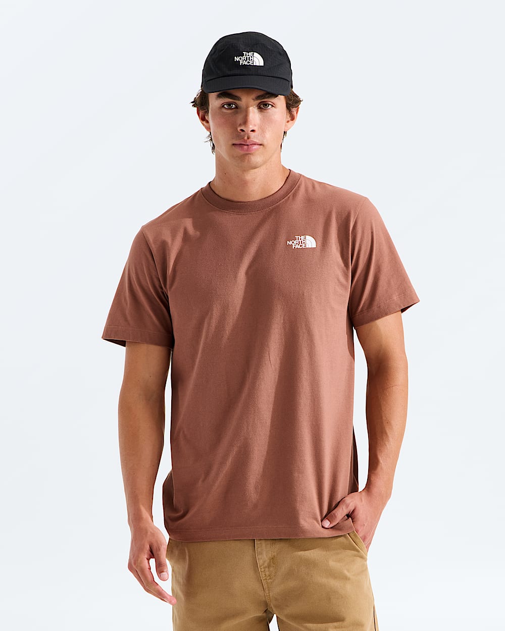 Mens Evolution Box NSE Regular ShortSleeve Tee TNF BACK