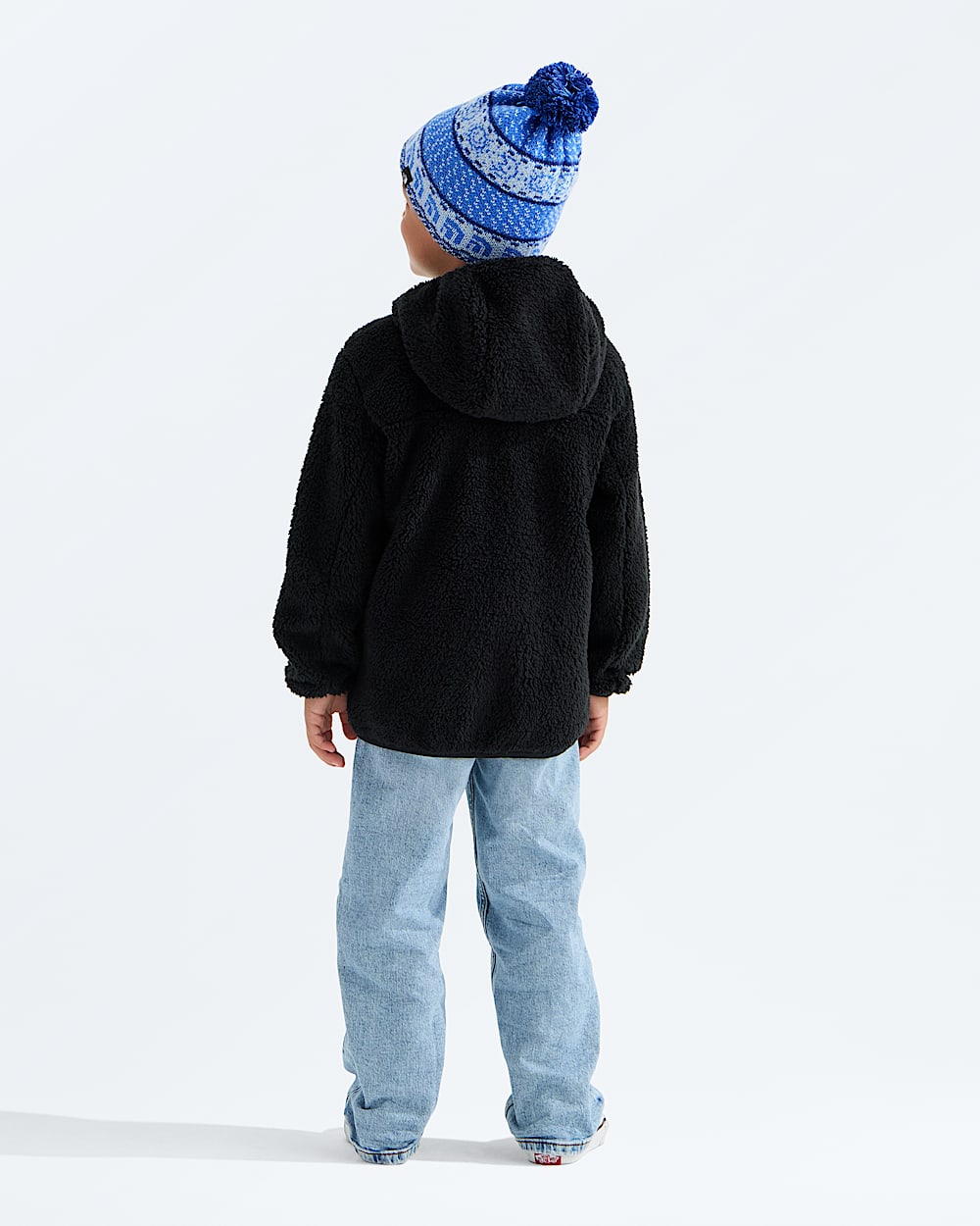 Kids Cabin Fleece Hoodie TNF BACK