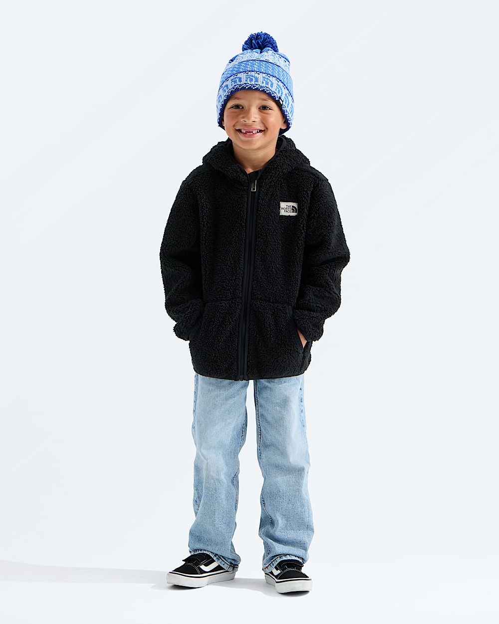 Kids Cabin Fleece Hoodie TNF HERO2