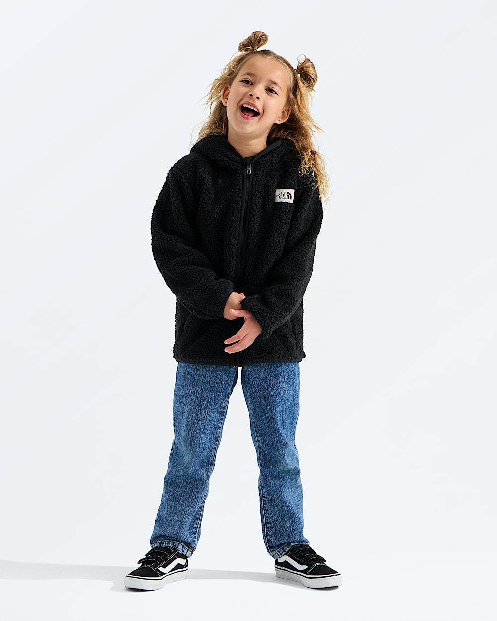 Kids Cabin Fleece Hoodie TNF HERO3