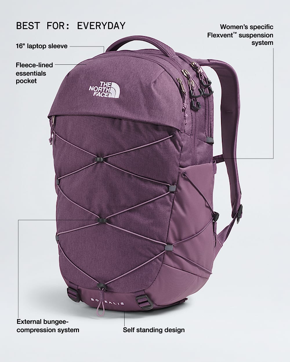 dusty periwinkle north face backpack The Recon TNF Blue/TNF Black/TNF Black The North Face Womens Never Stop Daypack in Dusty Periwinkle/Cave Blue The North Face Youth Court