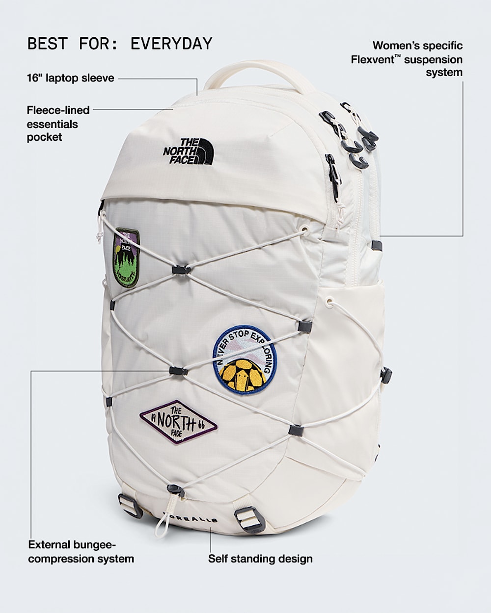 cream backpack north face Michigan State Groundwork Ivory Nudge Printing our kids use the Court Jester Backpack to carry school supplies in the fall and airport essentials in the summer Cream North Face Backpack