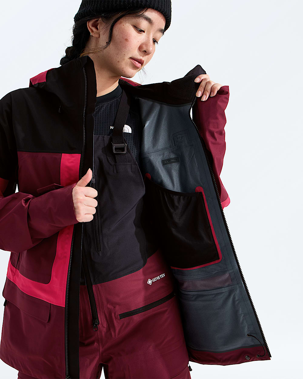 Manteau Summit Series Verbier GORETEX pour femmes TNF MODELINT