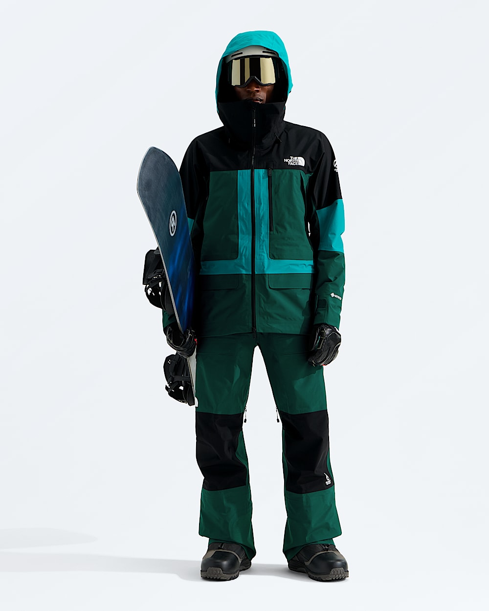 Mens Summit Series Verbier GORETEX Bibs TNF HERO2
