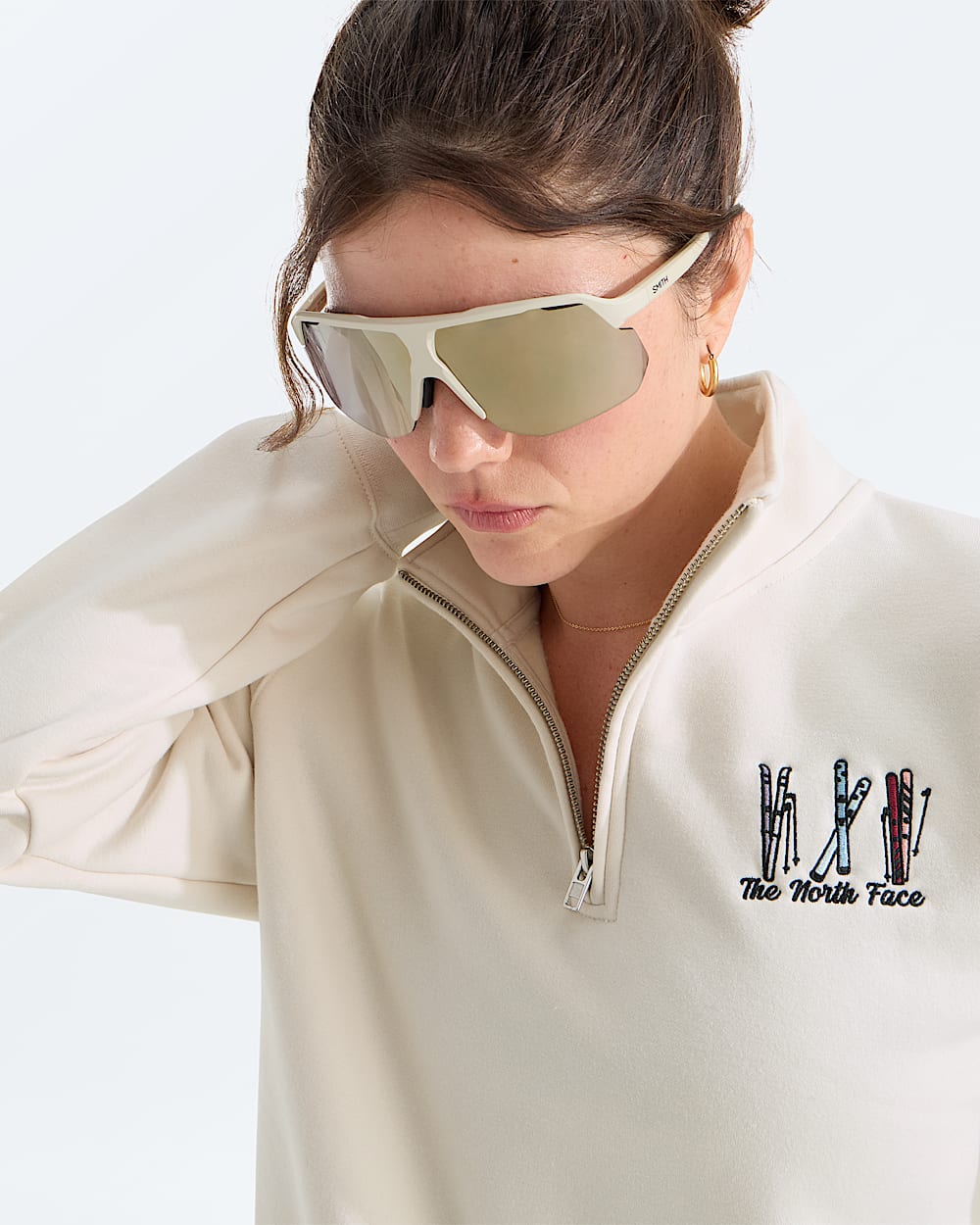 Womens Ski Embro Relaxed ZipGraphic TNF HERO2