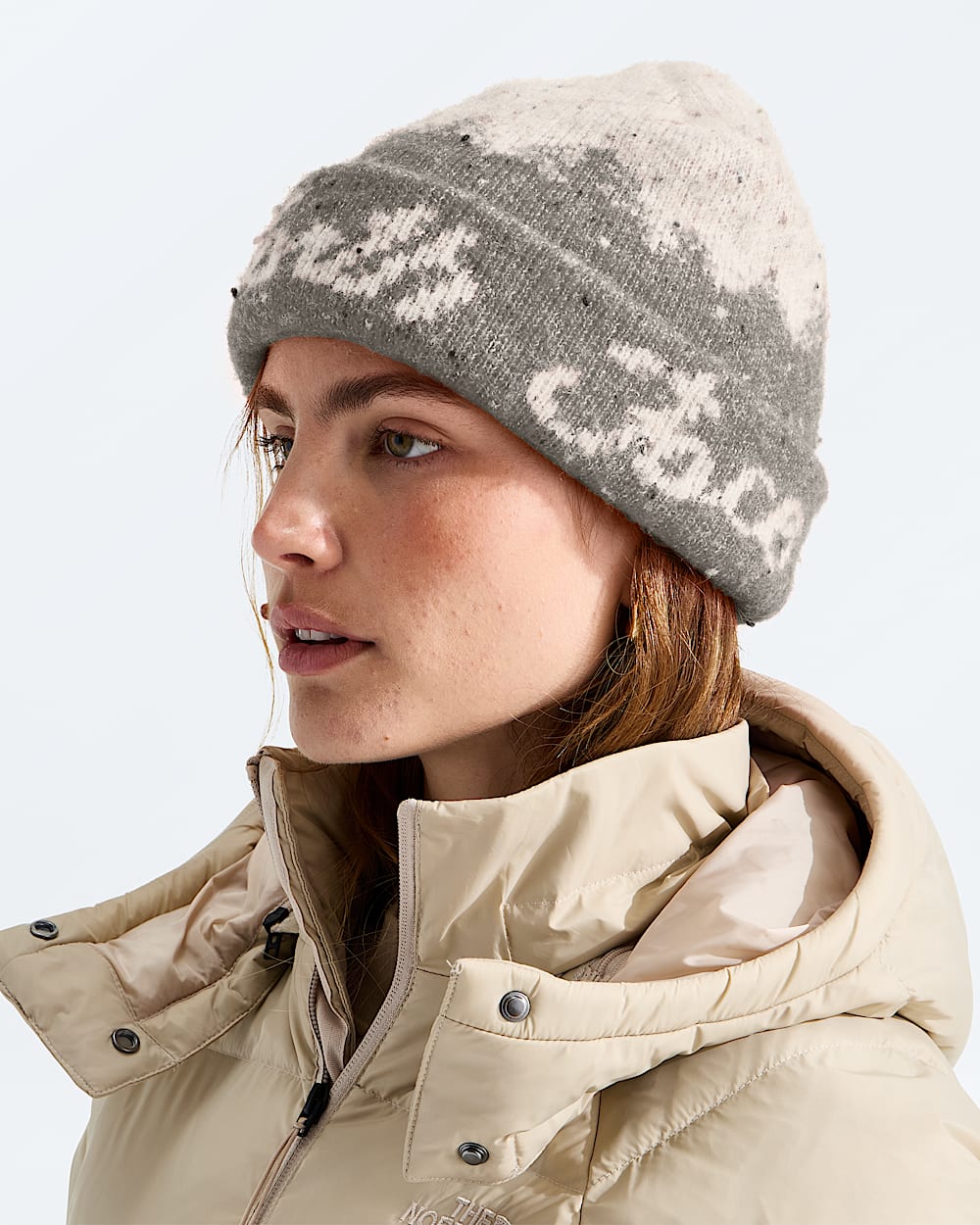 Cabin Mountainscape Beanie TNF MODELBACK