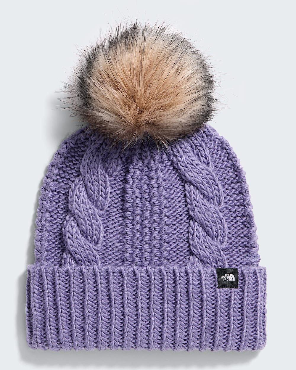 Kids Oh Mega Fur Pom Beanie TNF HERO