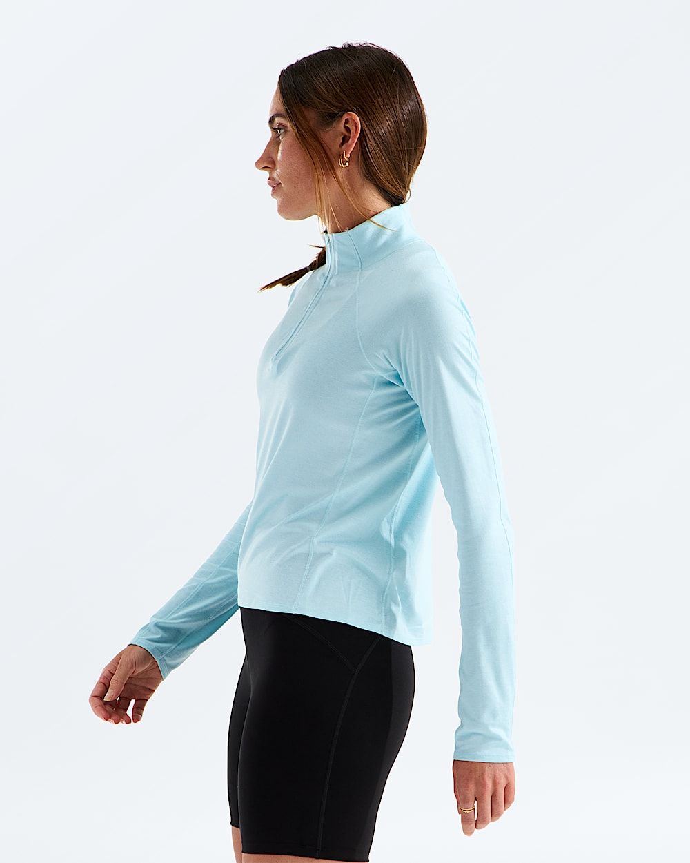 Haut  glissire un quart Jaida pour femmes TNF MODEL34