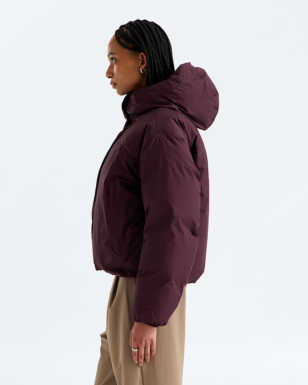 Womens TNF DRYVENT Reversible Down Jacket TNF MODEL34