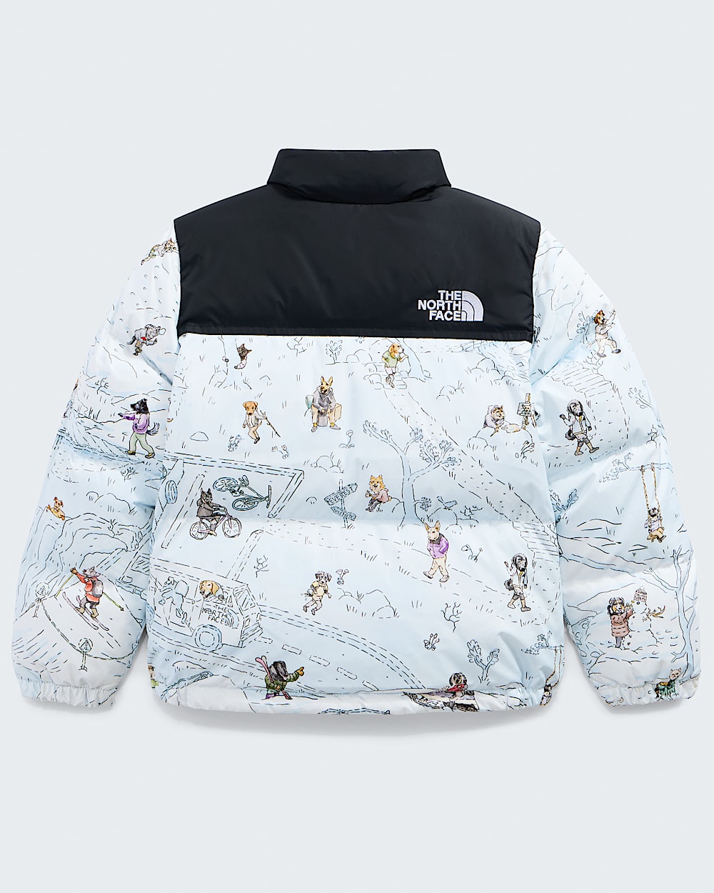 Kids 1996 Retro Nuptse JacketPrint TNF ALTFRONT