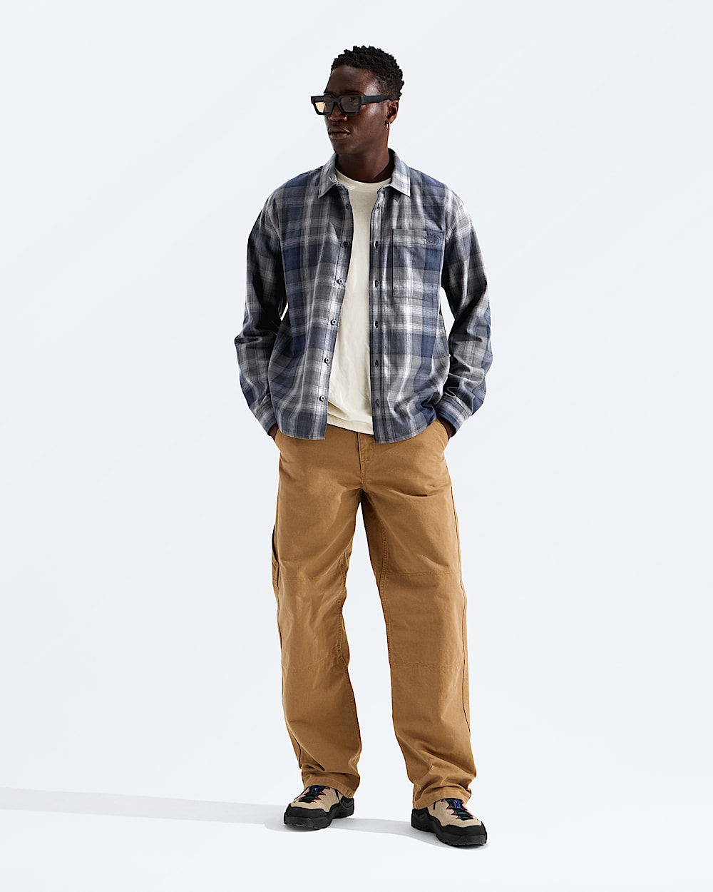 Chemise  manches longues en finette Mountain Falls pour hommes TNF HERO2