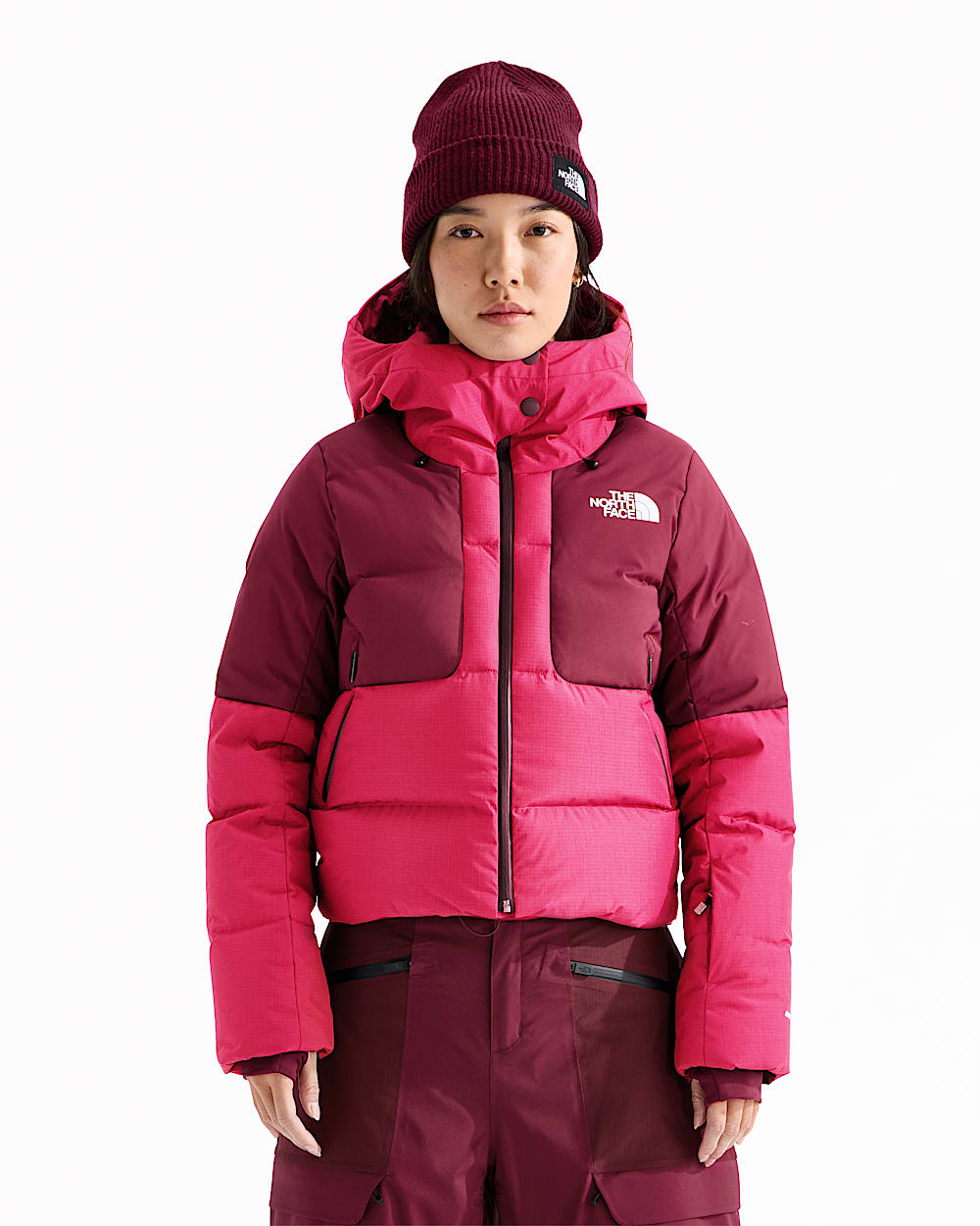 Womens Cold Spell Cropped Down Jacket TNF Main
