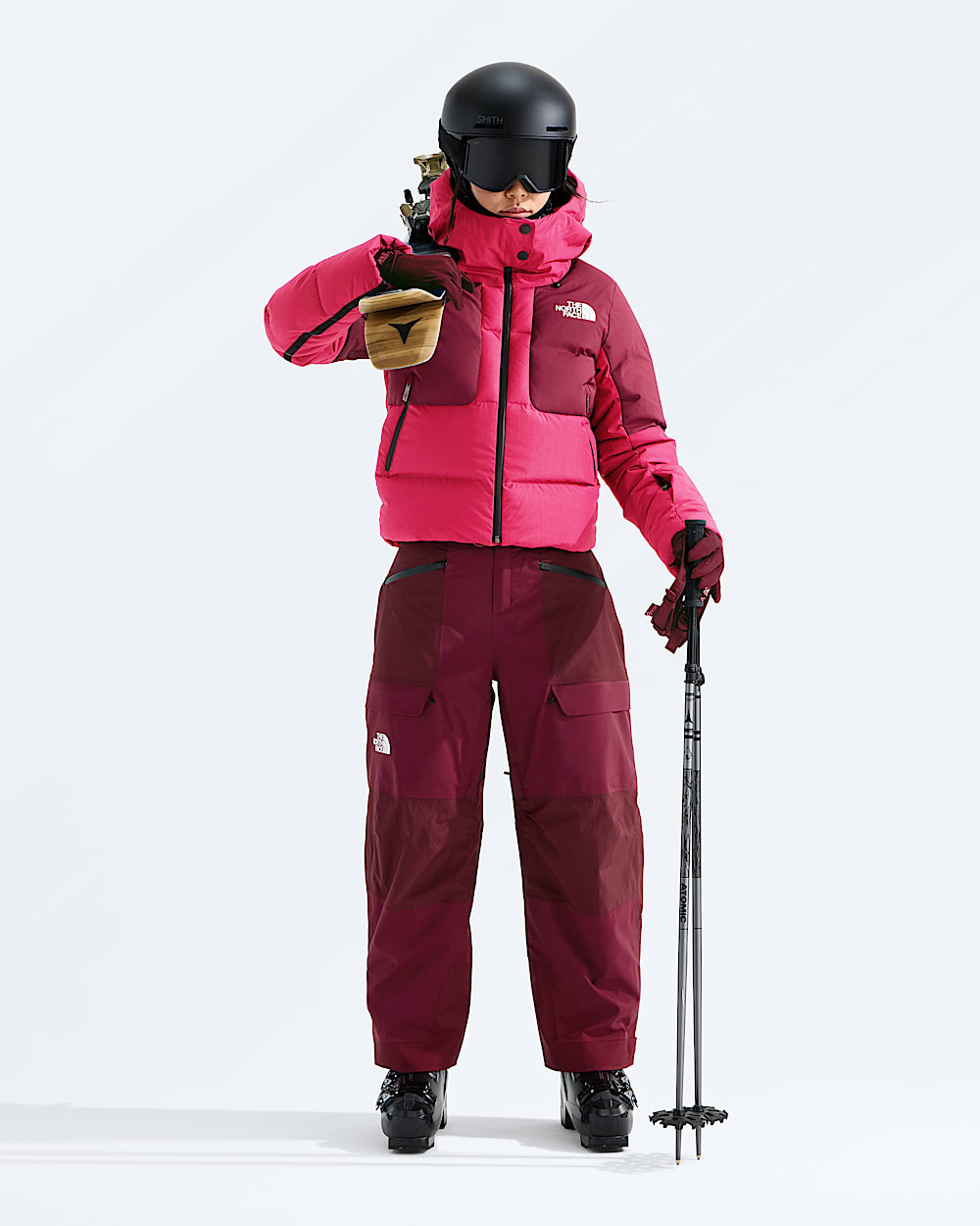Womens Cold Spell Cropped Down Jacket TNF HERO2