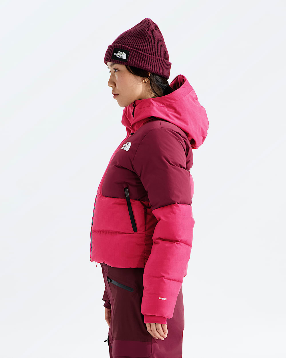 Womens Cold Spell Cropped Down Jacket TNF MODEL34