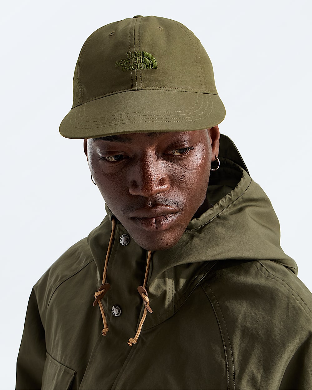TNF Red Box British Millerain Hat TNF MODELBACK