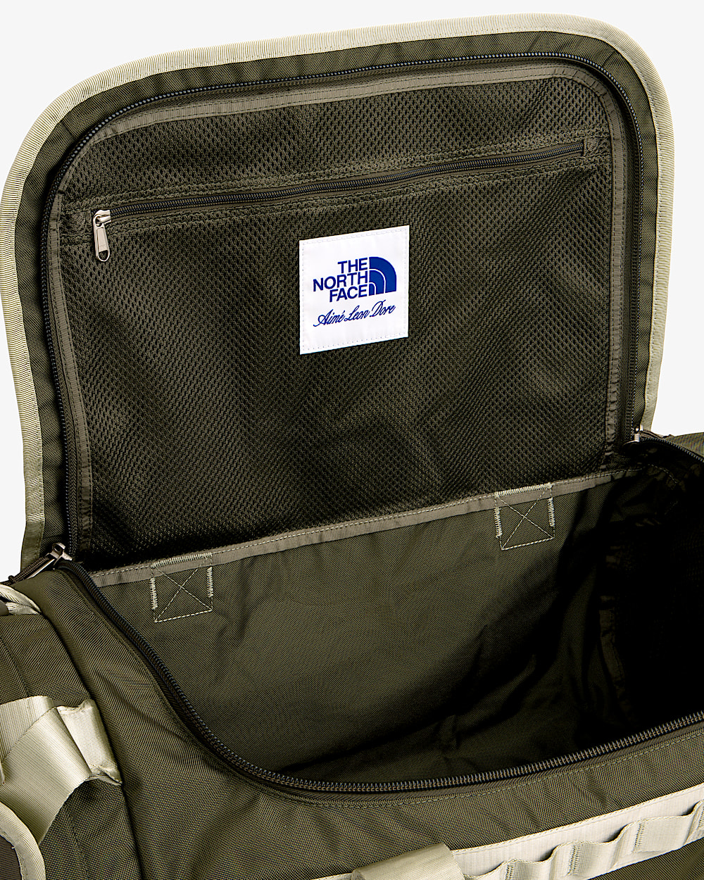 TNF X Aim Leon Dore Nylon Base Camp Duffel TNF INT