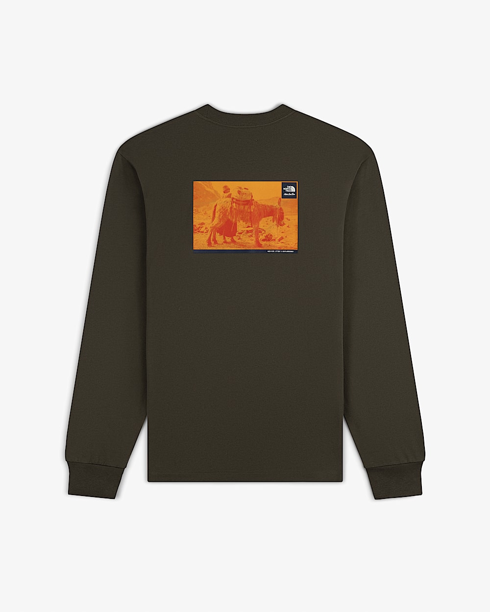 TNF X Aim Leon Dore Long Sleeve Tee TNF BACK